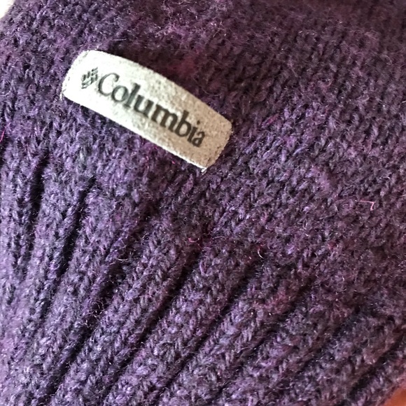 Columbia Turtleneck Warm Sweater -C: Purple - Picture 11 of 16